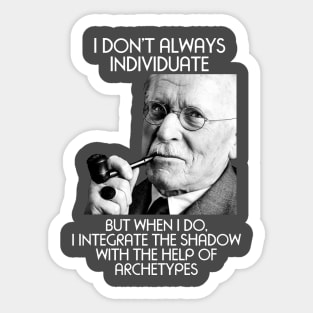 CARL JUNG - Individuate 2 Sticker